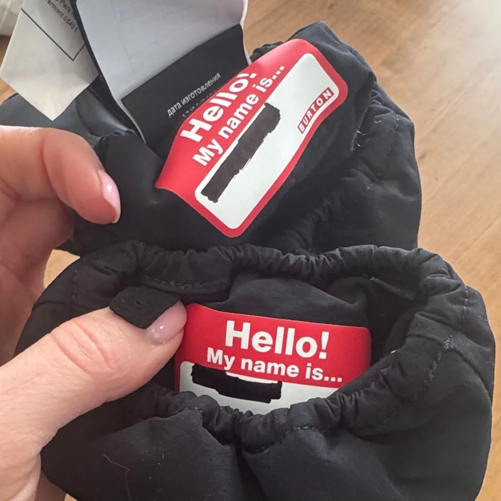 Burton Black Kids Mittens